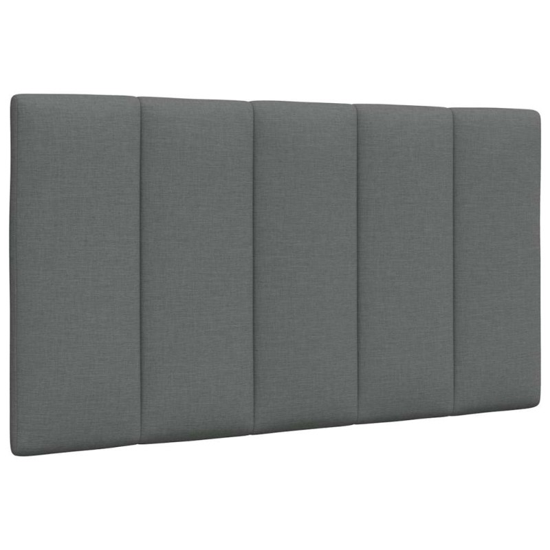 Coussin de tête de lit Hanko gris foncé 80 cm tissu 623099623099