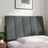 Coussin de tête de lit Hanko gris foncé 80 cm tissu 623099623099
