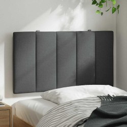 Coussin de tête de lit Hanko gris foncé 80 cm tissu 623099623099