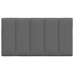 Coussin de tête de lit Hanko gris foncé 80 cm tissu 623099623099