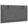 Coussin de tête de lit Hanko gris foncé 80 cm tissu 623099623099
