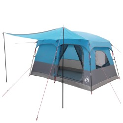 Tente familiale avec toit Bleu 380 x 260 x 190 cm Polyester 623100623100