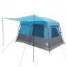 Tente familiale avec toit Bleu 380 x 260 x 190 cm Polyester 623100623100