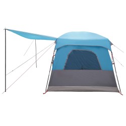 Tente familiale avec toit Bleu 380 x 260 x 190 cm Polyester 623100623100