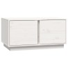 Table basse Blanc 80x50x40 cm Bois massif de pin 623104623104