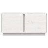 Table basse Blanc 80x50x40 cm Bois massif de pin 623104623104