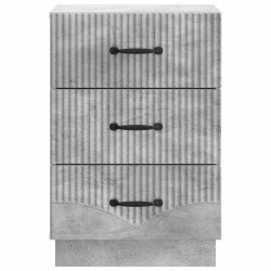 Cabinet de chevet avec tiroir Gris béton 43 x 41 x 63,5 cm 623107623107