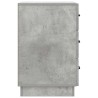 Cabinet de chevet avec tiroir Gris béton 43 x 41 x 63,5 cm 623107623107