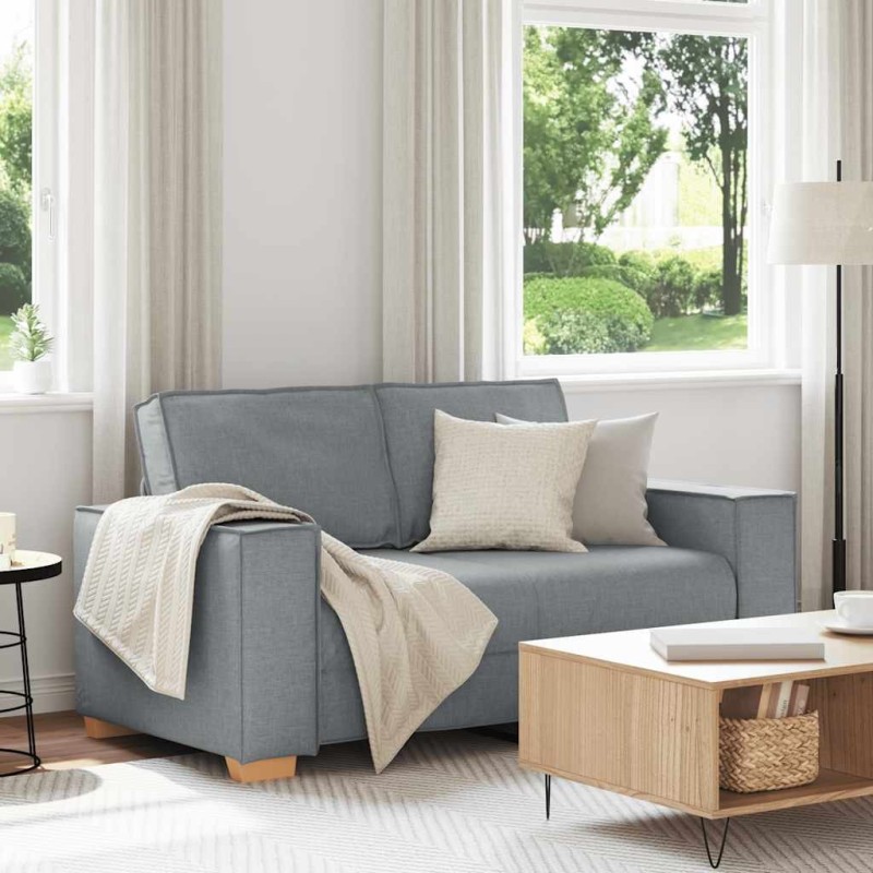 Canapé 2 places Gris clair 160x78x84 cm Tissu 623108623108