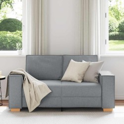 Canapé 2 places Gris clair 160x78x84 cm Tissu 623108623108