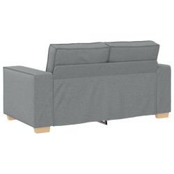 Canapé 2 places Gris clair 160x78x84 cm Tissu 623108623108