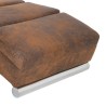 Chaise longue de massage Marron Similicuir daim 623109623109