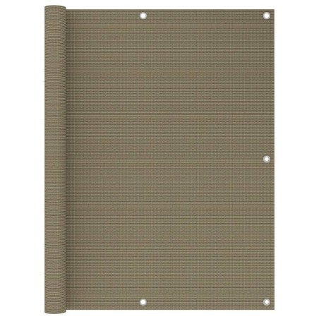 Écran de balcon Taupe 120x600 cm PEHD 623115623115