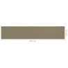 Écran de balcon Taupe 120x600 cm PEHD 623115623115