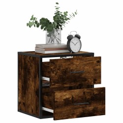 Tables de chevet murales 2 pcs Chêne fumé 40x31x39,5 cm 623119623119