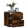 Tables de chevet murales 2 pcs Chêne fumé 40x31x39,5 cm 623119623119