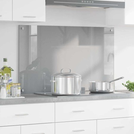 Crédence de cuisine Gris clair 100 x 60 cm verre trempé 623121623121
