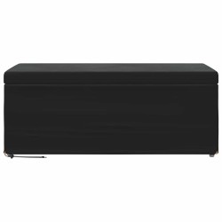 Tabouret Noir 101 x 41 x 40 cm Velours et Bois Composite 623123623123