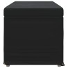 Tabouret Noir 101 x 41 x 40 cm Velours et Bois Composite 623123623123