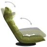 Chaise de sol pivotante Vert clair Velours 623124623124