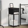 Cabinet de chevet Chêne noir 41 x 28 x 76 cm Bois d'ingénierie 623125623125