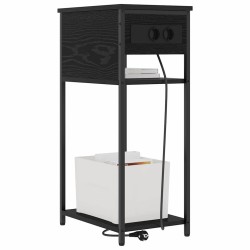 Cabinet de chevet Chêne noir 41 x 28 x 76 cm Bois d'ingénierie 623125623125