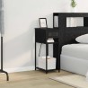 Cabinet de chevet Chêne noir 41 x 28 x 76 cm Bois d'ingénierie 623125623125