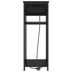 Cabinet de chevet Chêne noir 41 x 28 x 76 cm Bois d'ingénierie 623125623125
