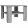 Table basse Sonoma gris 60x60x42 cm Bois d'ingénierie	 623131623131