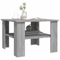 Table basse Sonoma gris 60x60x42 cm Bois d'ingénierie	 623131623131