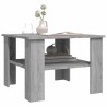 Table basse Sonoma gris 60x60x42 cm Bois d'ingénierie	 623131623131