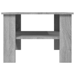 Table basse Sonoma gris 60x60x42 cm Bois d'ingénierie	 623131623131