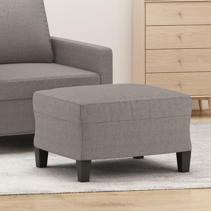 Repose-pied Taupe 60x50x41 cm Tissu 623137623137