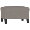 Repose-pied Taupe 60x50x41 cm Tissu 623137623137
