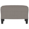 Repose-pied Taupe 60x50x41 cm Tissu 623137623137