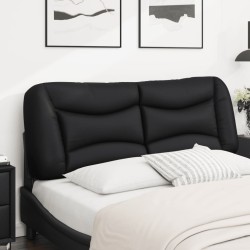 Coussin de tête de lit Hvar noir 120 cm similicuir 623143623143