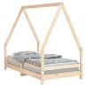 Cadre de lit pour enfant 80x160 cm bois de pin massif 623145623145