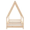 Cadre de lit pour enfant 80x160 cm bois de pin massif 623145623145