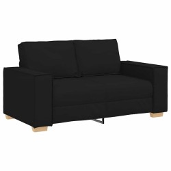 Canapé 2 places Noir 160x78x84 cm Tissu 623148623148