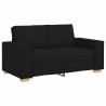 Canapé 2 places Noir 160x78x84 cm Tissu 623148623148