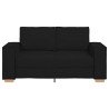 Canapé 2 places Noir 160x78x84 cm Tissu 623148623148