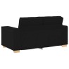 Canapé 2 places Noir 160x78x84 cm Tissu 623148623148