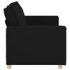 Canapé 2 places Noir 160x78x84 cm Tissu 623148623148