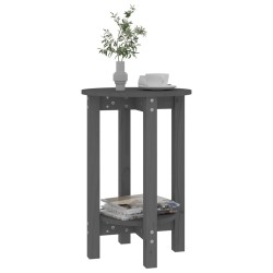 Table basse Gris Ø 40x60 cm Bois massif de pin 623151623151