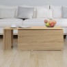 Table basse Chêne sonoma 150x50x35 cm Bois d’ingénierie 623155623155