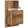Cabinet de chevet mural 2 pcs Bois Ancien 48,5 x 32,5 x 80 cm 623156623156