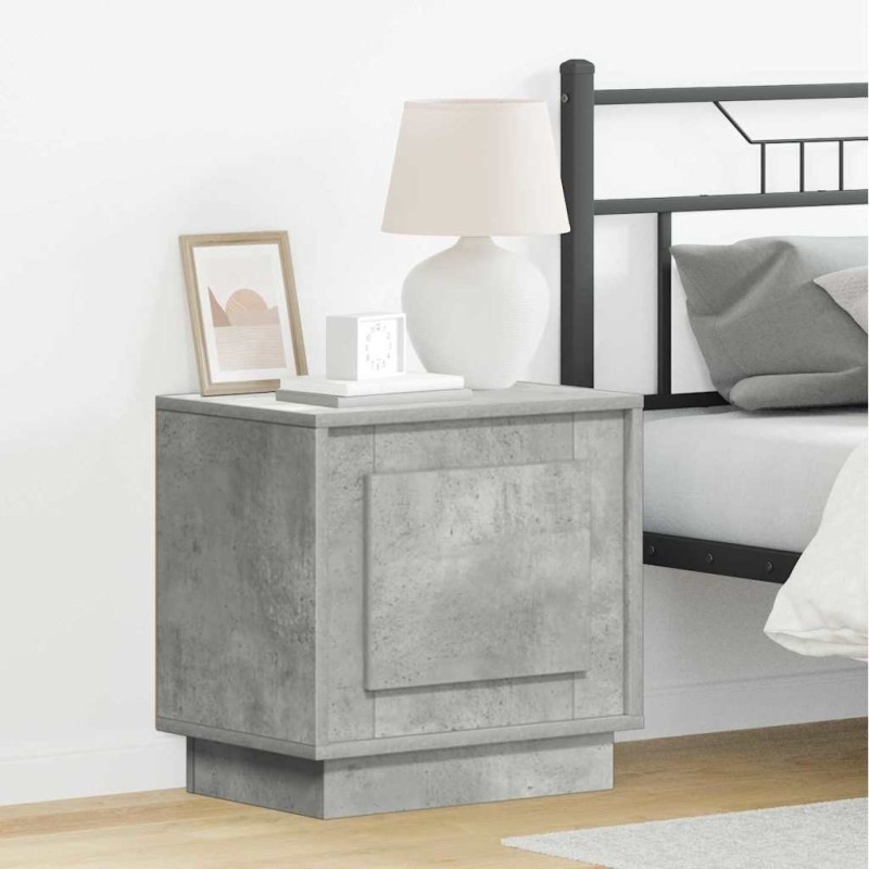 Cabinet de chevet Gris béton 44 x 34,5 x 45 cm 623157623157