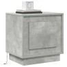 Cabinet de chevet Gris béton 44 x 34,5 x 45 cm 623157623157