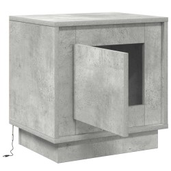 Cabinet de chevet Gris béton 44 x 34,5 x 45 cm 623157623157