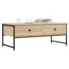 Table basse chêne sonoma 101x49x39,5 cm bois d'ingénierie 623159623159